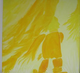 2013 50x50 (dieses Bild ist noch in Ausarbeitung, im<br>Hintergrund ein Mädchen mit langen<br>Haaren, überlagert von einer Figur<br>im Vordergrund)